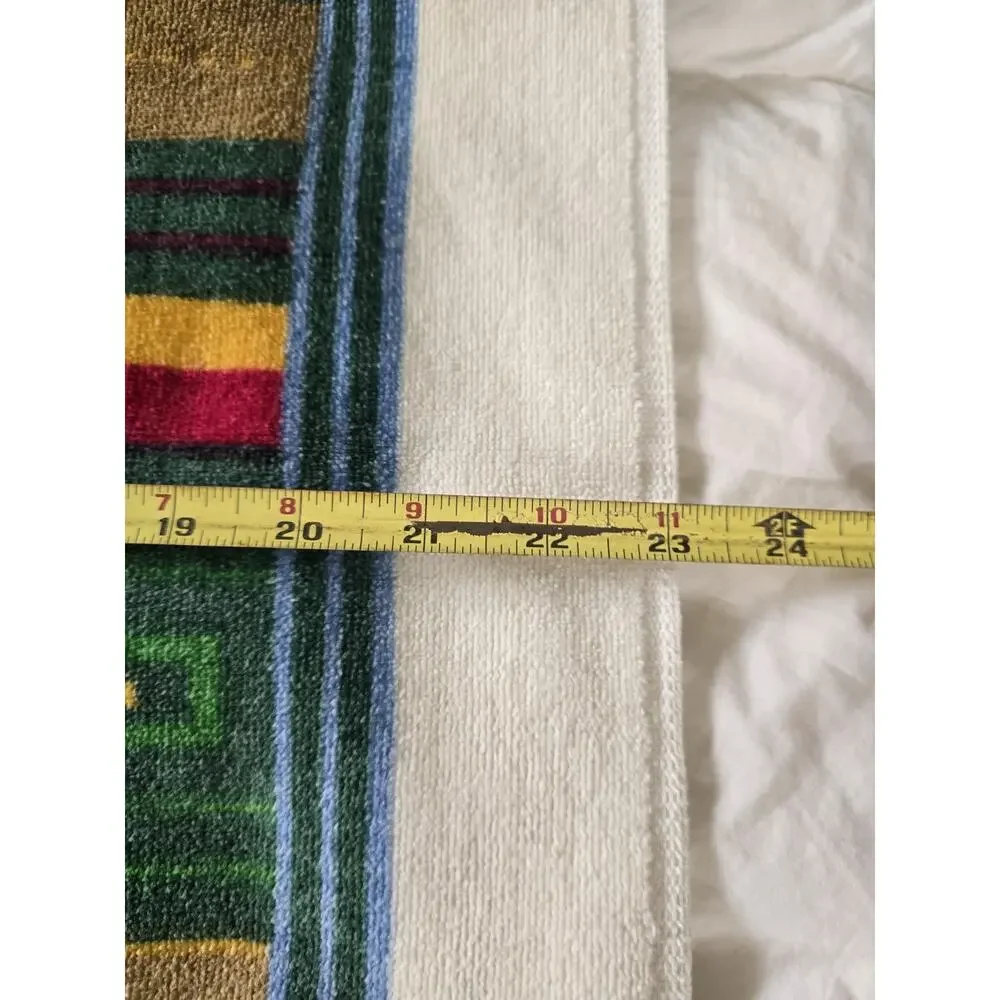 Hilasal Towel Set Aztec Southwest Bloomingdales VTG folk art tribal Navajo dorm